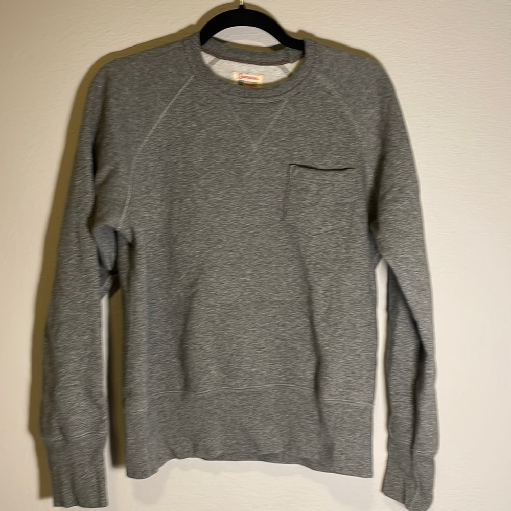 Todd Snyder x Champion men small charcoal Gray Crewneck sweatshirt